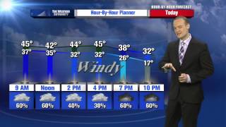 Rusty Lord’s Hour by Hour Forecast to plan your day – 7am Update