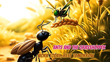 Ants and the Grasshopper | Work Today, Rest Tomorrow