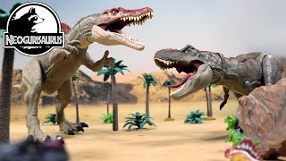 Spinosaurus vs Tyrannosaurus Battle of giants!