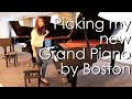 Behind the Scenes: Picking my new piano by Boston - designed by Steinway & Sons