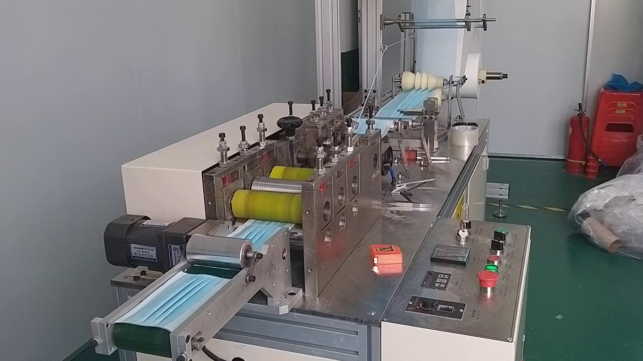semi auto face mask making machine