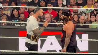Roman Reigns & Jacob Fatu sign contract for Clash in Italy Full Segment - WWE Raw 5/15/2026