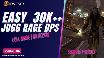 SWTOR 7.7 Rage Juggernaut PvE Guide: Easy 30K+ DPS Beginner Build!