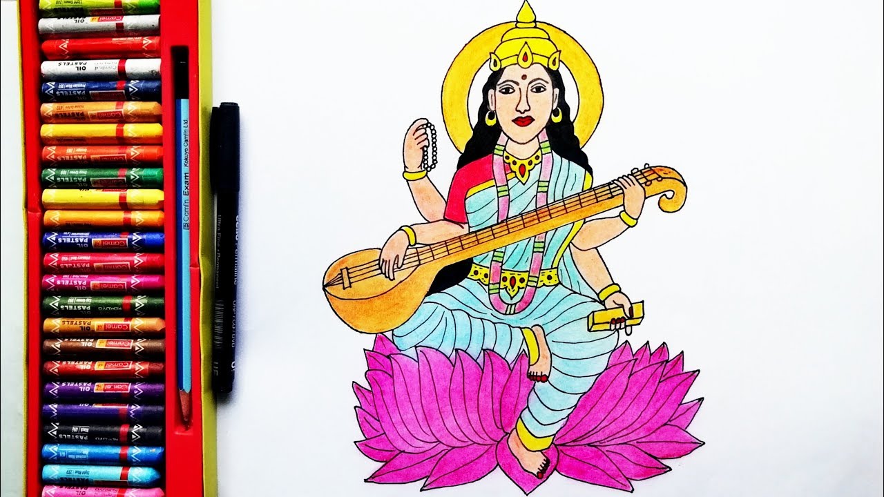 Featured image of post Maa Saraswati Drawing Images Pikpng encourages users to upload free artworks without copyright