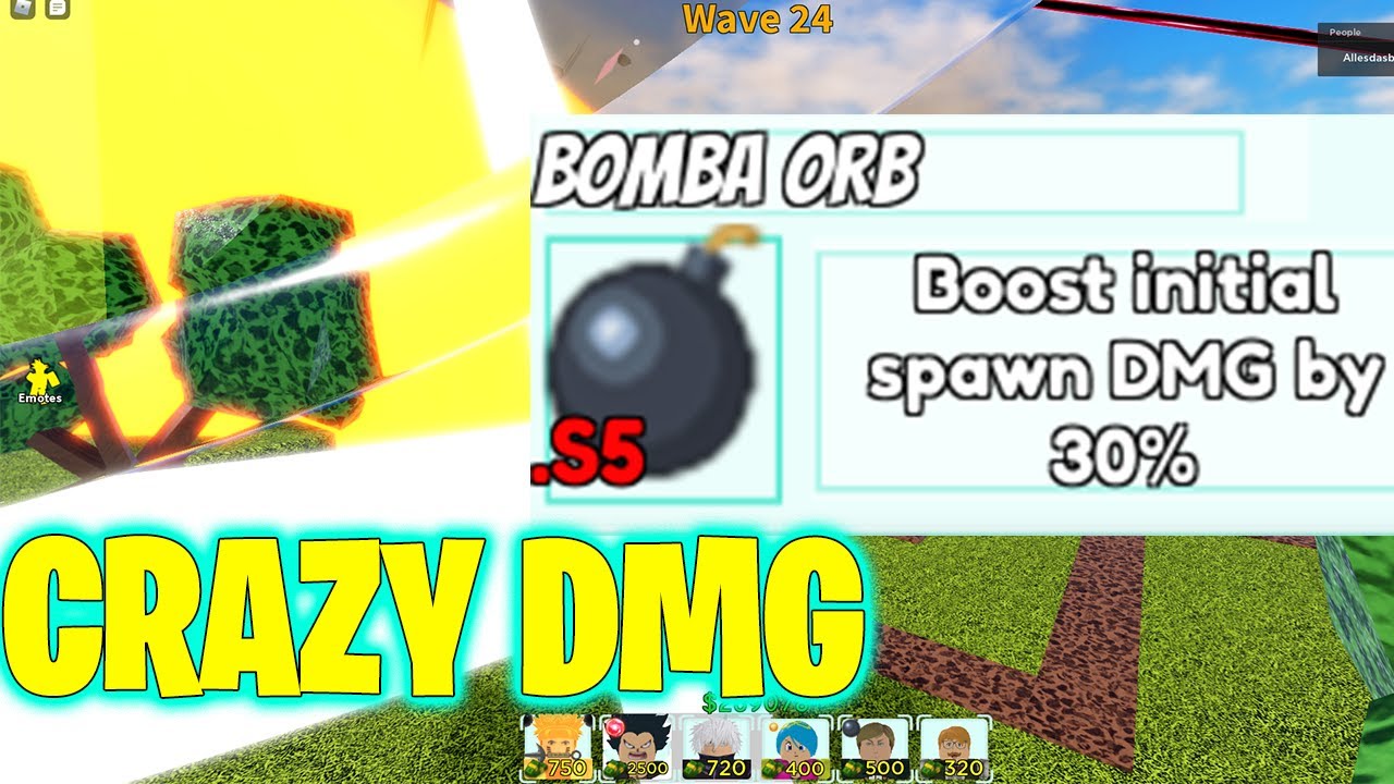 Bomb Orb  Roblox All Star Tower Defense 