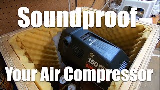 Soundproofing a Compressor  Van's Aircraft Builders