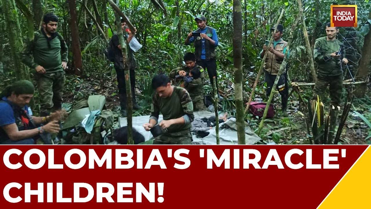 Four Children Found In Colombian Jungle 40 Days After Plane Crash ...