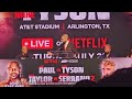 Mike Tyson: "My Body is S### Right Now"  | Paul vs Tyson Press Conference