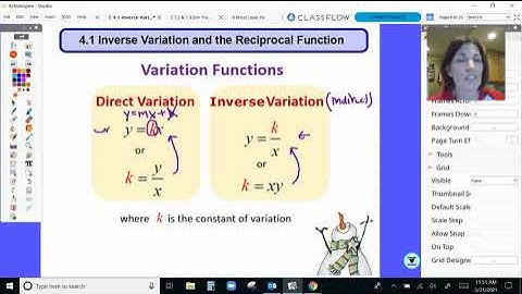 ALG 2: 4.1 (1) Inverse Variation