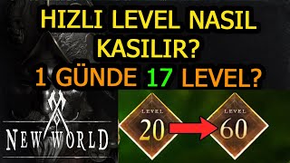 NEW WORLD /HIZLI LEVEL KASMA REHBERİ (35'DEN 60 'A 3 GÜNDE KASMAK)