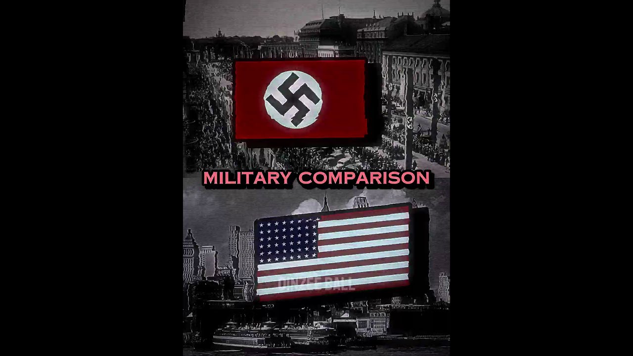 United States VS Nazi Germany Shorts Country History Usa Comparison Trending Viral