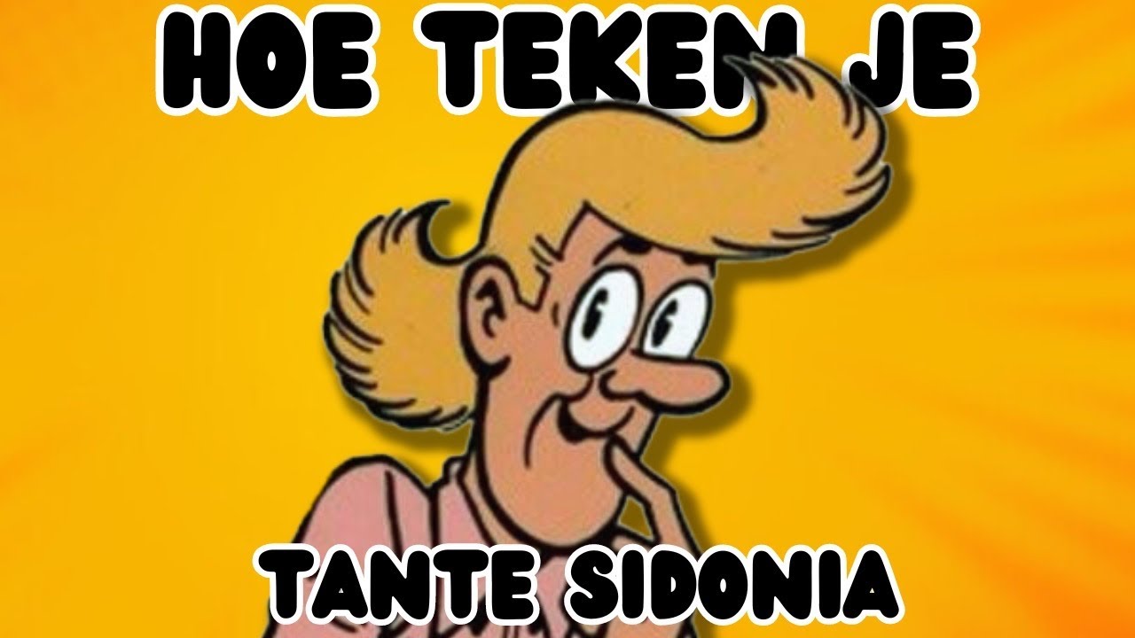 Hoe teken je tante Sidonia | Suske en Wiske - YouTube