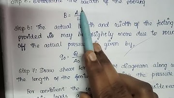 Foundation engineering #unit 3 #Rectangular footing design procedure #Regulation 2021