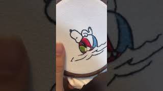 스누피 여름휴가 Peanuts Snoopy embroidery