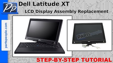 Dell Latitude XT LCD Display Assembly Video Tutorial Teardown