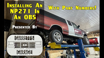 NP271 Transfer Case Swap into an OBS Ford