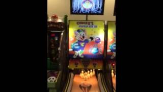 Gage the kid chuck e cheese bowling