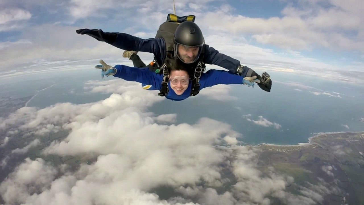 SKY DIVING AT GREAT OCEAN ROAD, AUSTRALIA