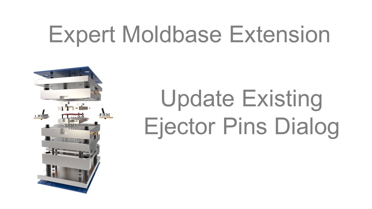 Creo Parametric - Expert Moldbase Extension - Update Existing Ejector Pins Dialog