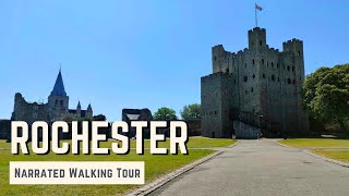 ROCHESTER, Kent | 4K Narrated Walking Tour | Let's Walk 2024