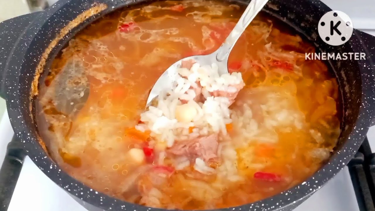 Узбекский Суп "МАСТАВА". Самый Вкусный Супчик 😋😋.Готовьте не Пожалеете ...