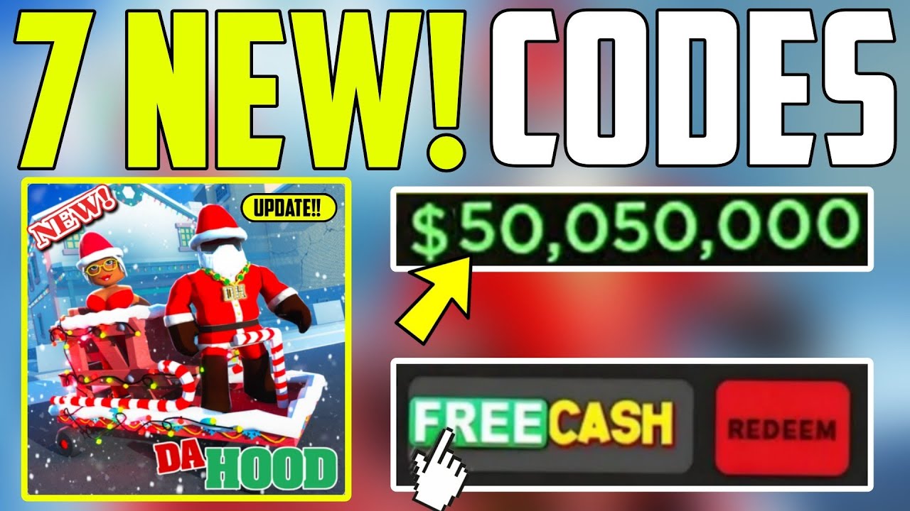 Da Hood Codes for December 2023: Get Free Cash for Skins! - Try Hard Guides