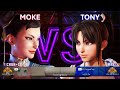 SF 6 ⚔ MOKE (Chun-Li) 🆚 TONY (Mai)  ⚔ Master Level Gameplay