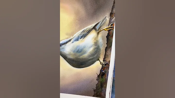 One of my last paintings of 2022 | watercolor bird