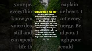 Stop Defending Yourself and Let God Speak for You 🙏✨ #godsmessage #shorts