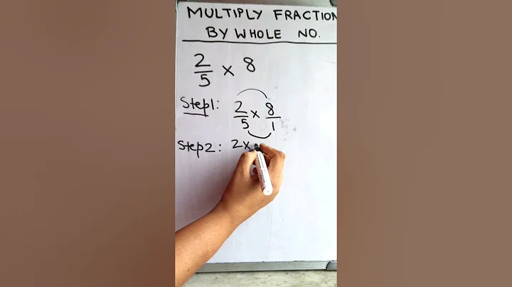 How to multiply Fractions by a whole number @mathstubelearning123