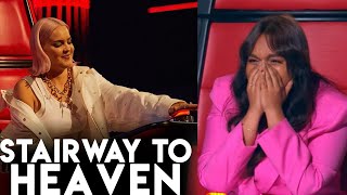 BEST 'STAIRWAY TO HEAVEN' COVERS ON THE VOICE | MIND BLOWING