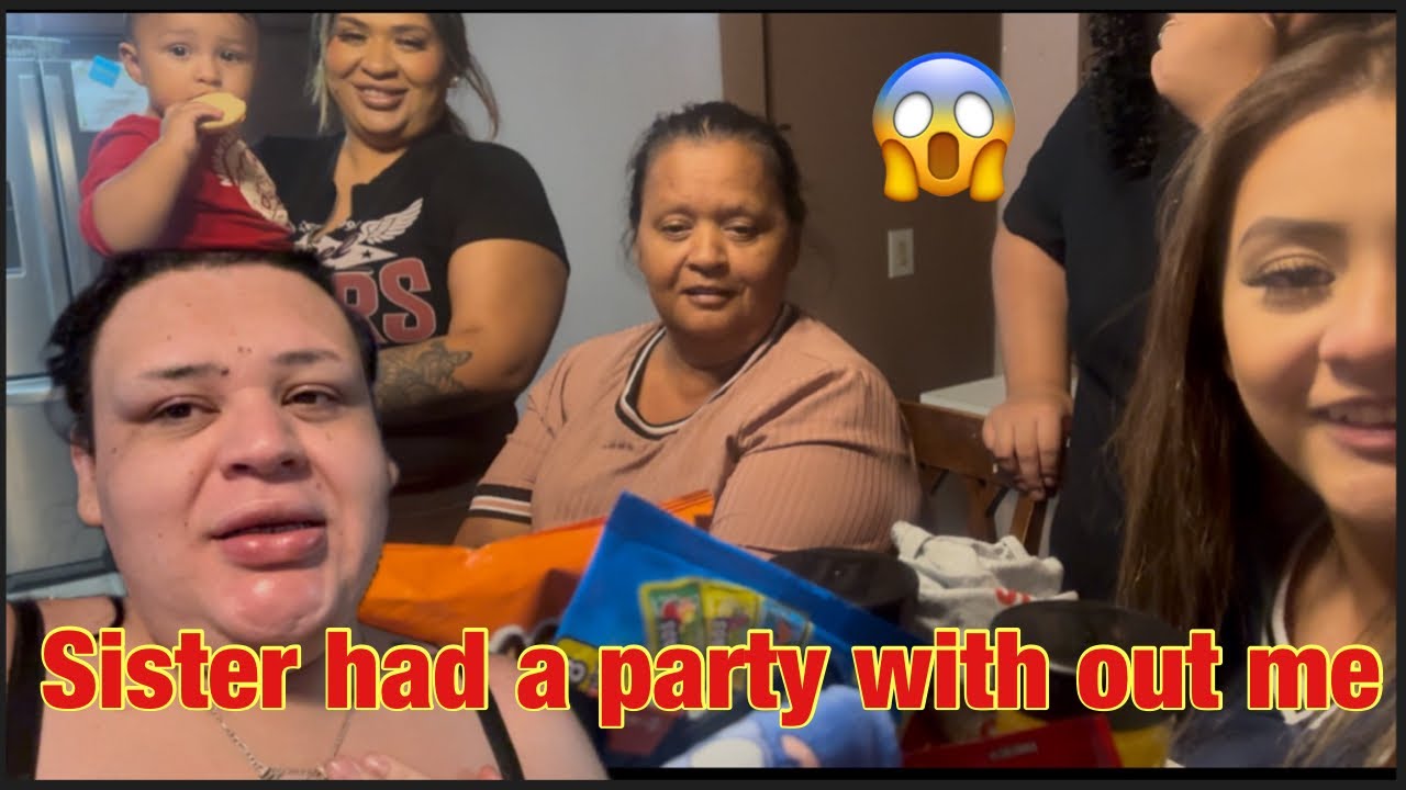 Went to my sister Halloween party that wasn’t invited 😱