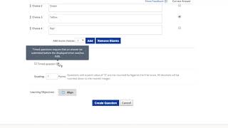 FCPS: Schoology Test/Quiz  - Teacher View