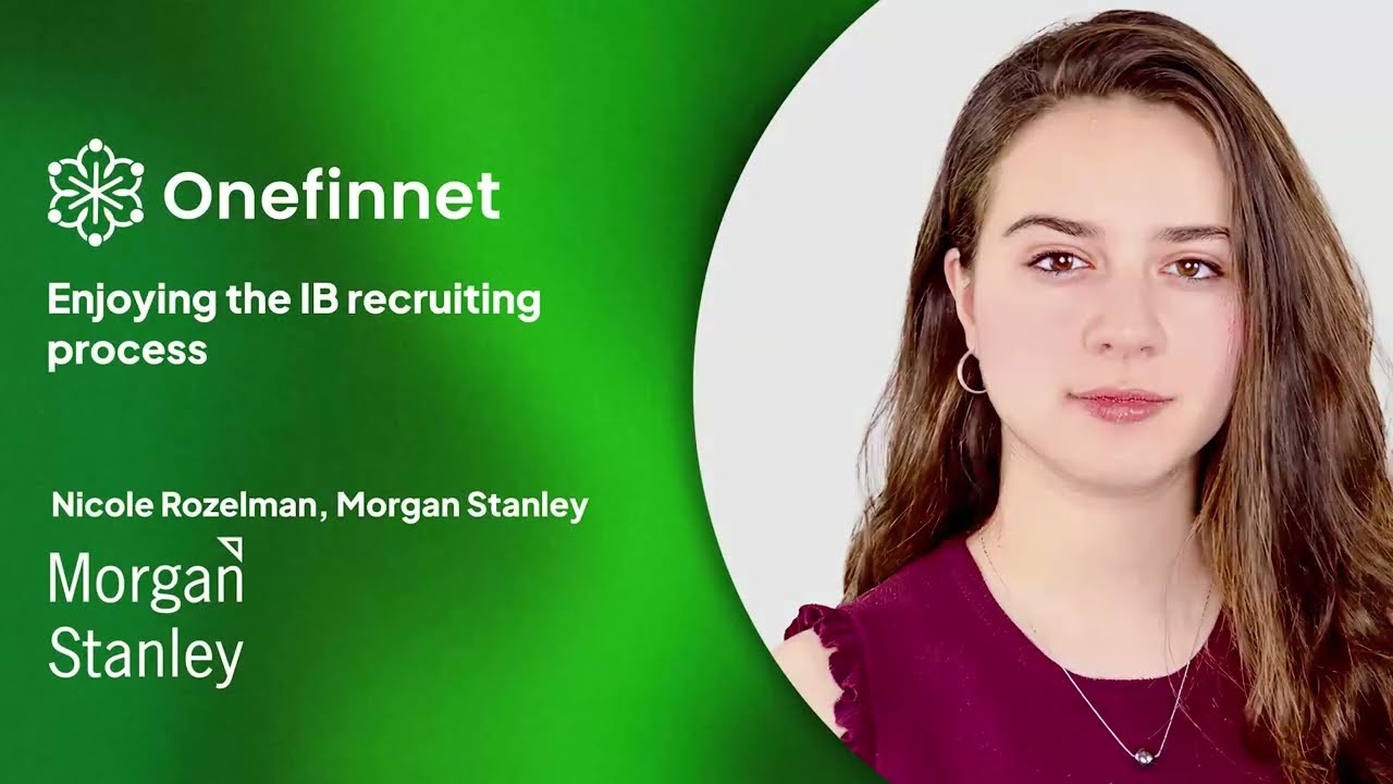 Николь Розельман получает удовольствие от процесса набора персонала в инвестиционный банкинг.