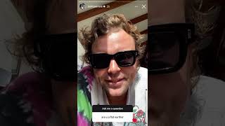 Ashton Irwin Instagram story 1/24/24