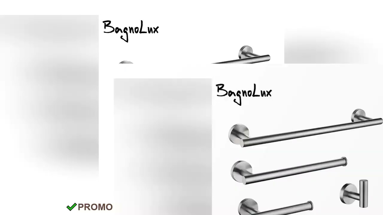 Bathroom Hardware Set Accessories Kit Brushed Stainless Steel Round Wall Rack Hand Bar Toilet Roll P