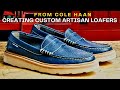 Customizing Cole Haan Loafers into Unique Artisan Footwear