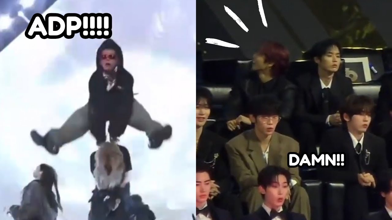 Stray kids reaction to ALLDAYPROJECT at the 40th GDA