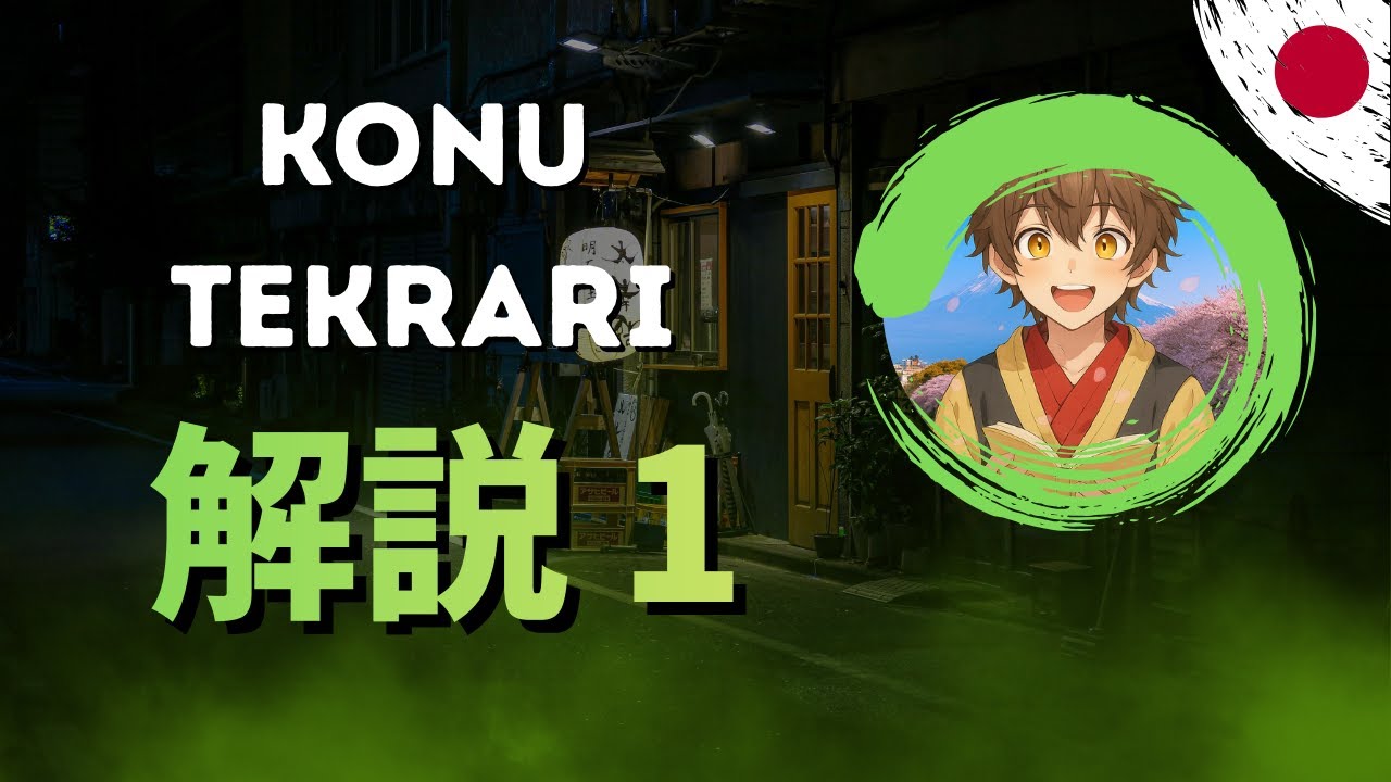 🌅Japonca Dilbilgisi Konu Tekrarı - 1 #japonca #japoncadersleri