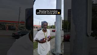 Blessing the homeless 🙏 #wholesome #magic #magician