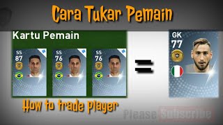 PES 2019 Cara Tukar Pemain/how to trade player