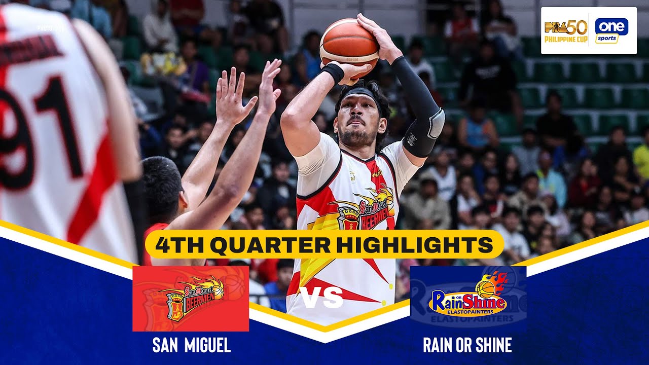 RAIN OR SHINE vs. SAN MIGUEL | 4TH QUARTER HIGHLIGHTS | PBA SEASON 50 PHILIPPINE CUP | OCT 19, 2025
