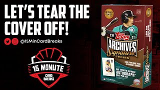 2021 Topps Archives Signature Series Retired Player Unboxing ⚾️