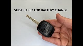 Subaru Forster Impreza Legacy Key Fob Battery Replacement by SC Spares 567 views 10 months ago 2 minutes, 12 seconds