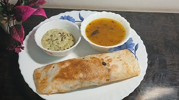 Crispi outside soft inside tasty dosa