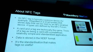 NFC and NDEF tag on BlackBerry