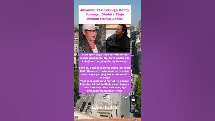 Jawaban Tak Terduga Denny Sumargo Diminta Tinju dengan Farhat Abbas #dennysumargo #farhatabbas