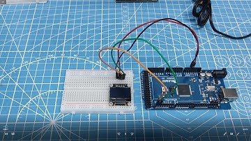 33 Arduino Mega2560 pantalla oled 096 por I2C con SSD1306