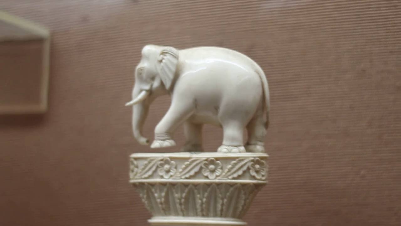 Acient Indian Elephant Tooth Ivory Sculpture YouTube