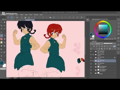 two of them // ranma 1/2 speedpaint